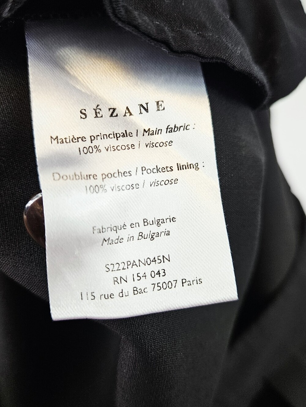 Sezane LouLou Wide Leg Trouser size 42 - Picture 13 of 14